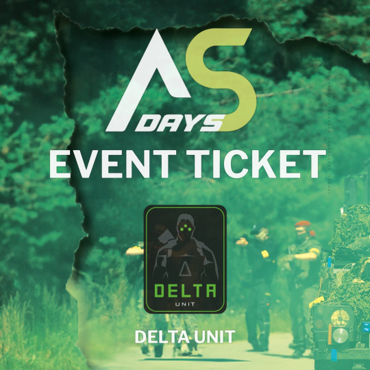 Airsoft Days 2026 - Event Ticket Player - Delta Unit