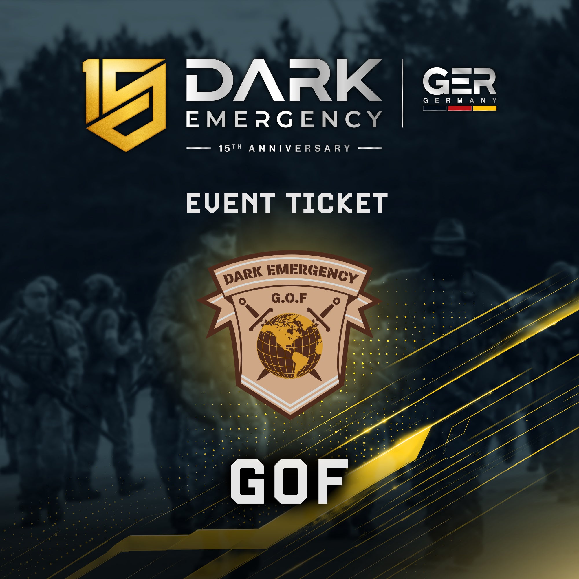 Dark Emergency 2027 - Event Ticket Spieler - GOF
